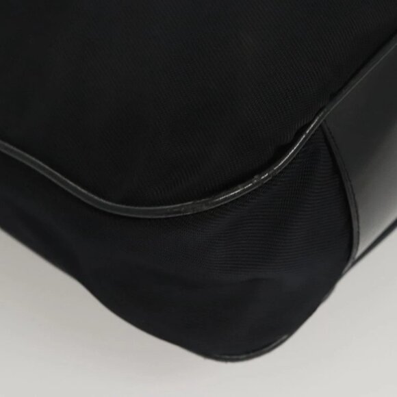 GUCCI Bamboo Hand Bag Canvas 2way Navy Silver - Picture 9 of 15